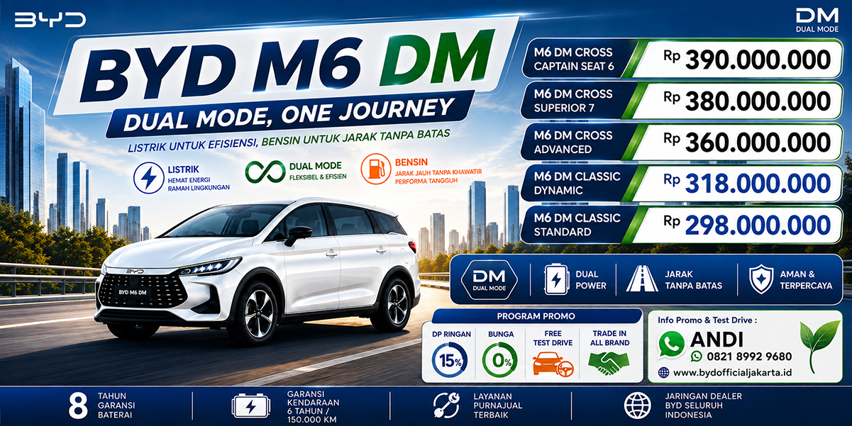 BYD M6 DM BANNER